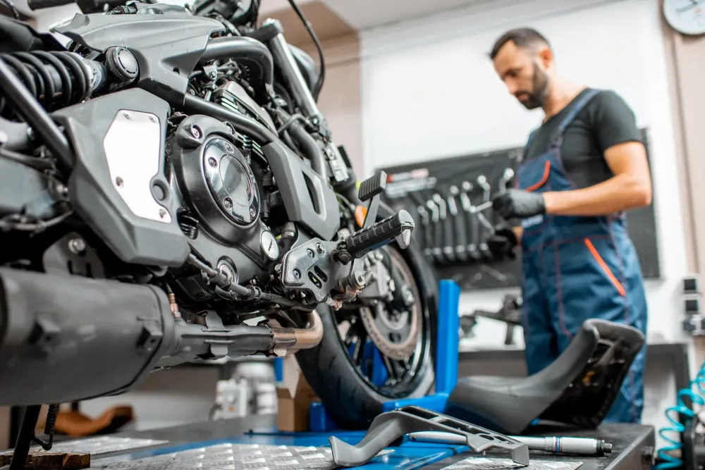 Garage moto à Houdan